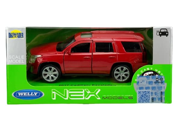WELLY 2017 CADILLAC ESCALADE PUNAINEN 1:34 43751