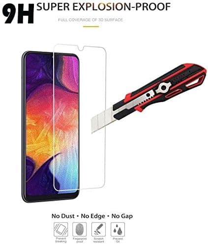 2x 9H HÄRDAT GLAS FÖR SAMSUNG GALAXY A50 HÖGT SKYDD SOLID SKYDDANDE