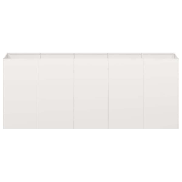 vidaXL urtepotte 200x40x80 cm rustfrit stål