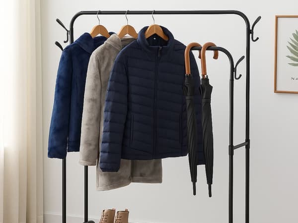 Dobbelt sort tøjhanger (12)