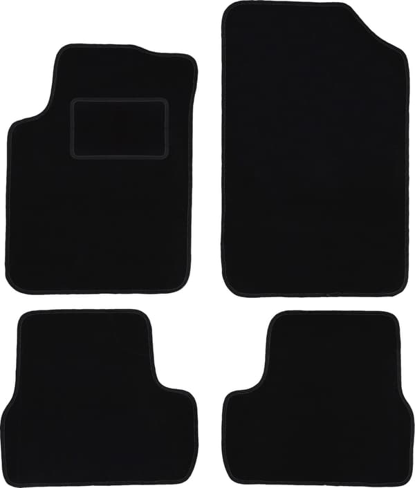 Velour måtter sæt til: Citroen C3 I hatchback (2002-2009)