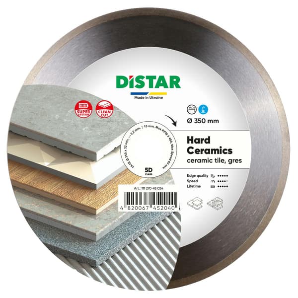 DISTAR HÅRD KERAMIK DIAMANTKLING 350 x 2,2 x 10 x 32