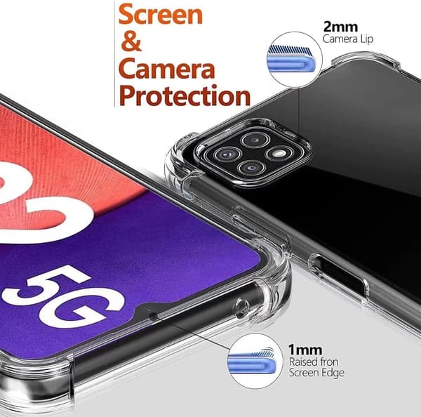 TRANSPARENT ETUI TIL SAMSUNG GALAXY A22 5G