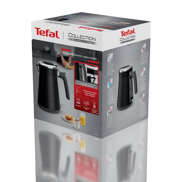 Tefal KI6668E0 elkedel, 1,7 l, rustfrit stål