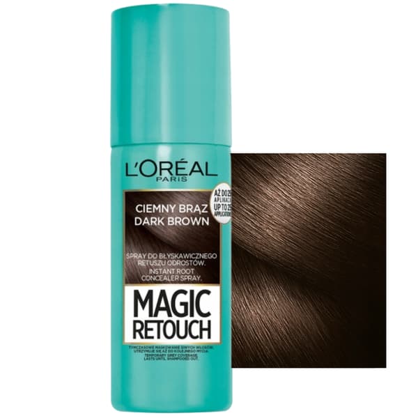 L'Oréal Paris Magic Retouch Hårspray Root Retouch Mørkebrun 75ml