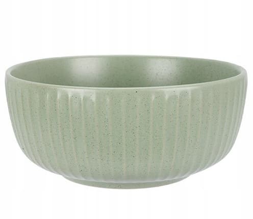 Ceramisk middagskål basic oliga färger ribbad 15 cm 600 ml 1 st