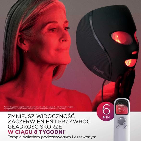 SHARK FW312EUPL CryoGlow Lila LED-ansiktsmask