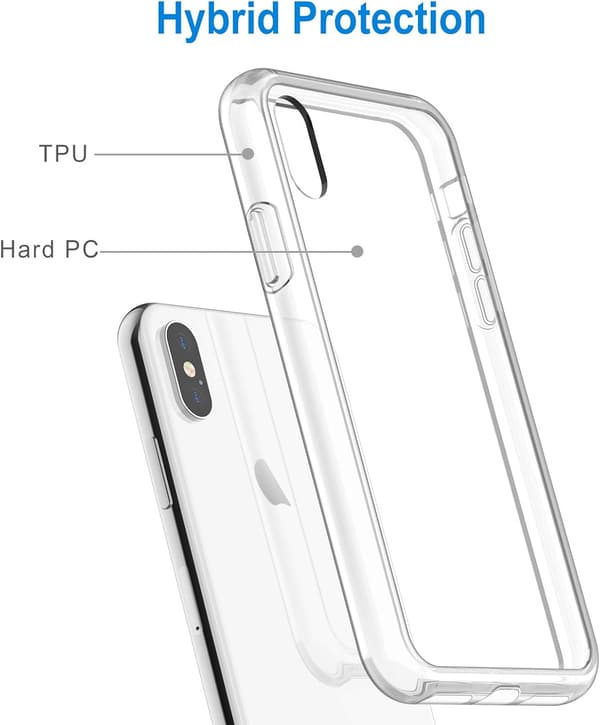 SILIKONE ETUI TIL IPHONE XS/X 5,8' KLAR, SOLID