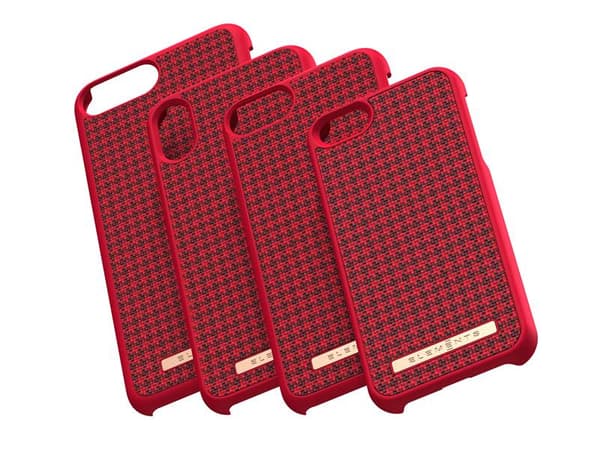 Nordic Elements Saeson Idun - iPhone Xs Max Tygskal (Rött)