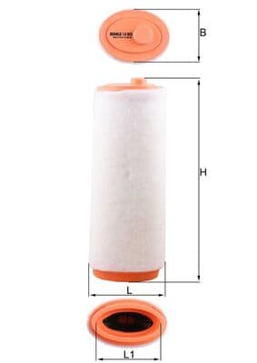 ILMANSUODATIN LX823 KNECHT