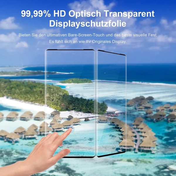 2x 9H HÄRDAT GLAS FÖR SAMSUNG GALAXY NOTE 10+ FÖRBÄTTRAT SKYDD