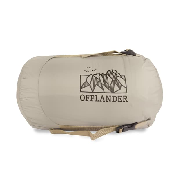 OFFLANDER CAMPINGPONCHO ISOLERAD VATTENTÄT KHAKI