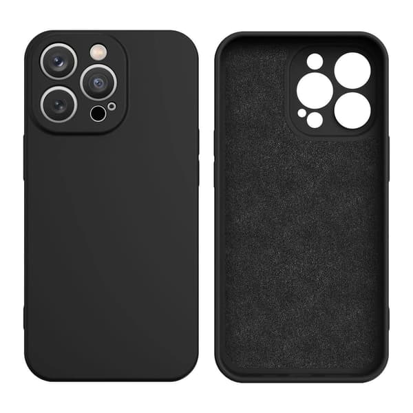 Silikone-etui til Samsung Galaxy A15 - Sort