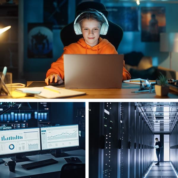Qoltec Line Interactive UPS nødstrømforsyning, 480 W, sort