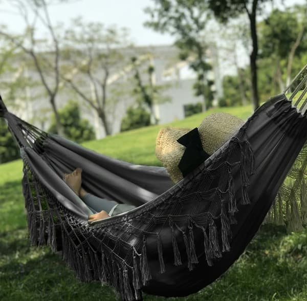 Stor havehængekøje, boho gynge, boho fars dags gave