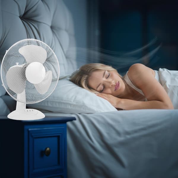 FRIO pöytätuuletin valkoinen