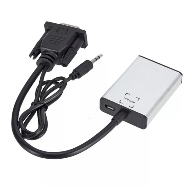 VGA + 3,5 mm jack - HDMI -muunnin