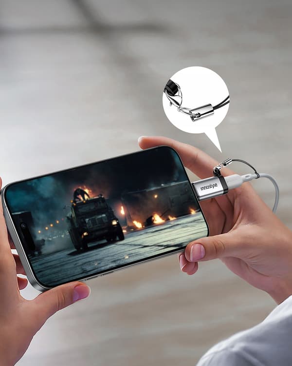 INNOSTYLE ADAPTER USB-C USB TYP C TILL LIGHTNING IPHONE 15 16 17