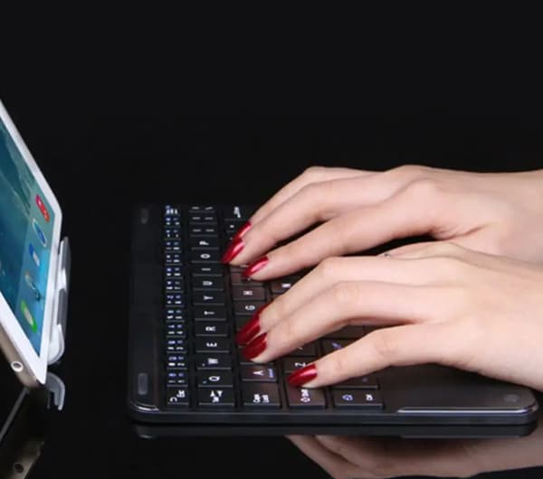 TRÅDLØST BLUETOOTH TOUCHPAD-TASTATUR til SAMSUNG APPLE LENOVO XIAOMI