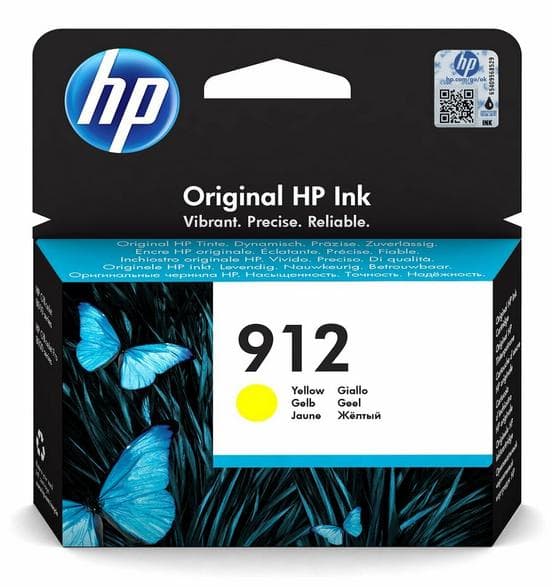 HP 912 gul bläckpatron Instant Ink 3YL79AE