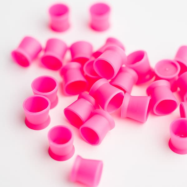 Silikonekop til pink pigment til permanent makeup