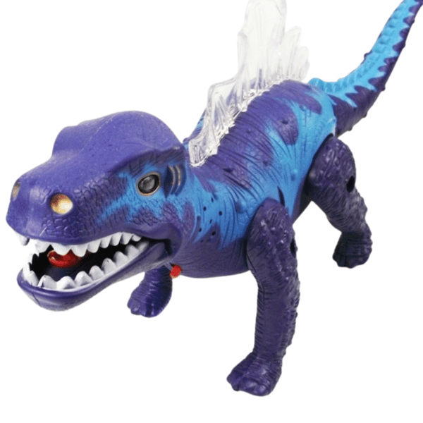 DINOSAUR MED LYS- OG LYDEFFEKTER TIL BØRN, BEVÆGELIGE LYS