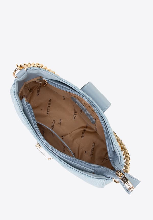 Wittchen Dam Crossbody-väska, Blå vävd, Polypropylen