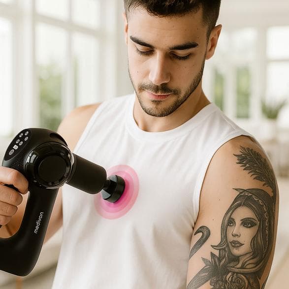MEDIVON GUN TYTAN PRO musta hierontapistooli