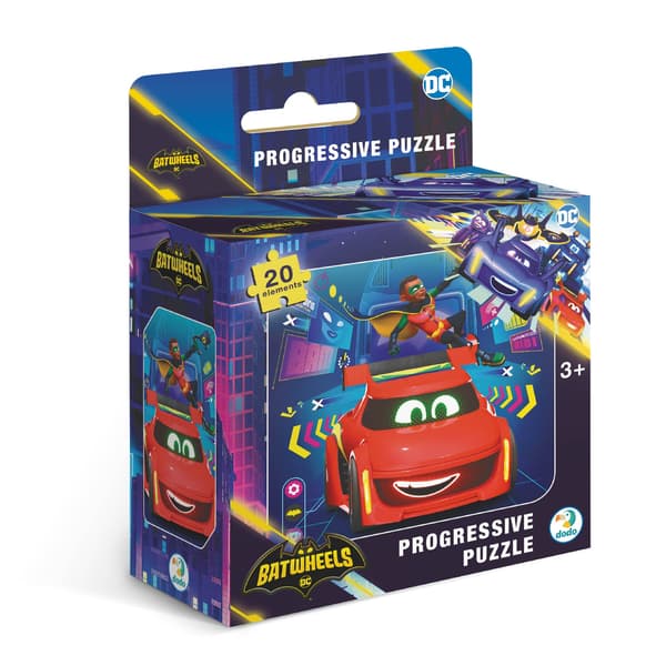Magnetiskt pusselspel. Dodo-fordonsäventyr