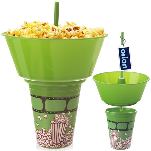 Vihreä muki ja malja popcornia varten 500 ml