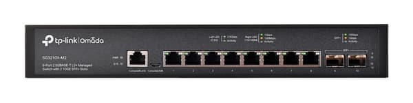 TP-LINK SG3210X-M2 Administreret Switch, 8 Porte 2.5G, Sort