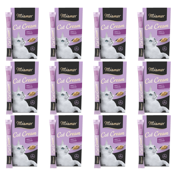 Miamor Kattecreme Maltpasta med Ost 72x15g