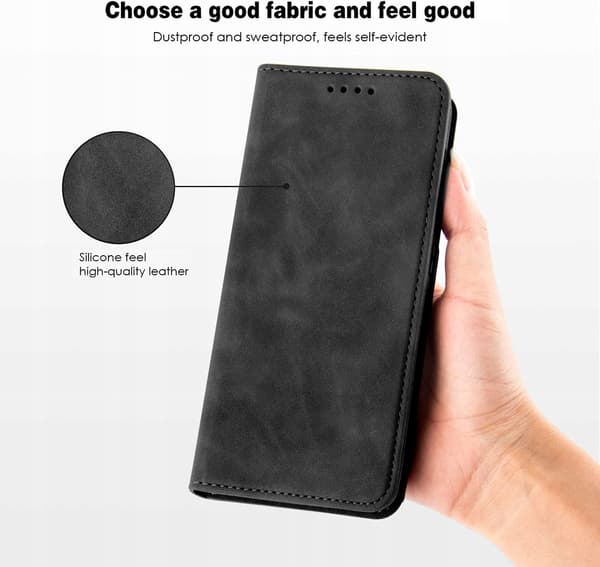 QHOHQ cover til Samsung Galaxy S21 FE sort