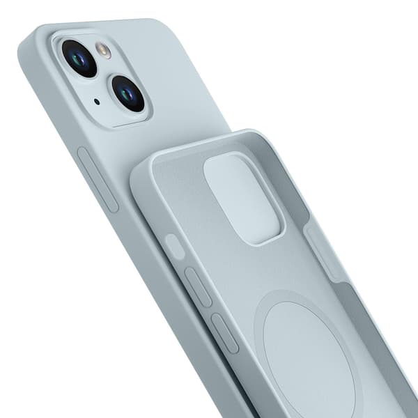 Apple iPhone 15 Plus - 3mk Hardy Silikon MagCase Blå