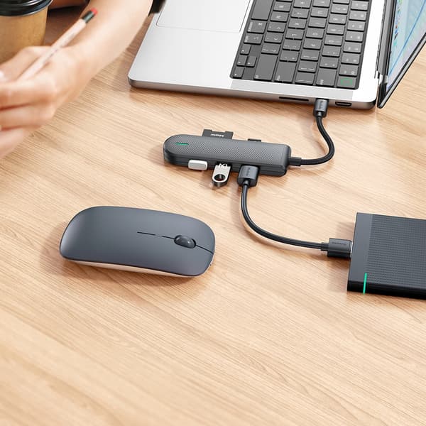 MCDODO USB-C HUB-ADAPTER SPLITTER 3X USB SD/TF