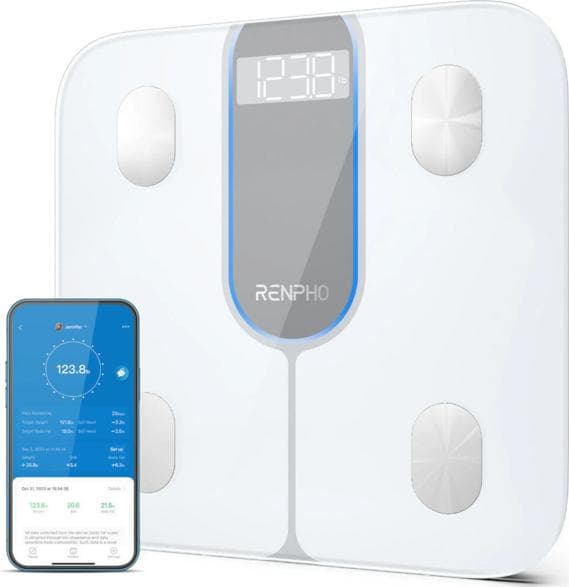 RENPHO Elis 1C Smart Badrumsvåg Transparent