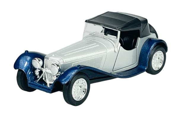 Welly OLD timer SS Jaguar 100 katolla hopea 1:34 98876
