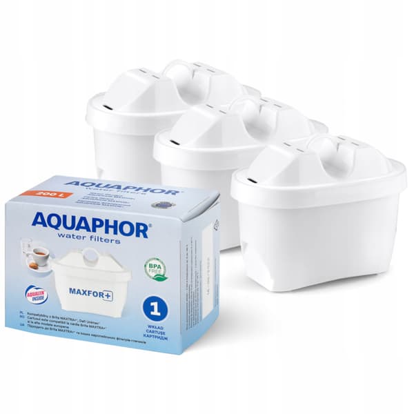 Aquaphor Amethyst 2,8 l kannu laskutangolla musta + City-pullo harmaa