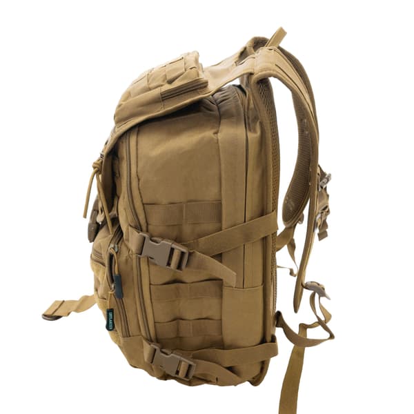 Offlander överlevnadsryggsäck för vandring 25l khaki