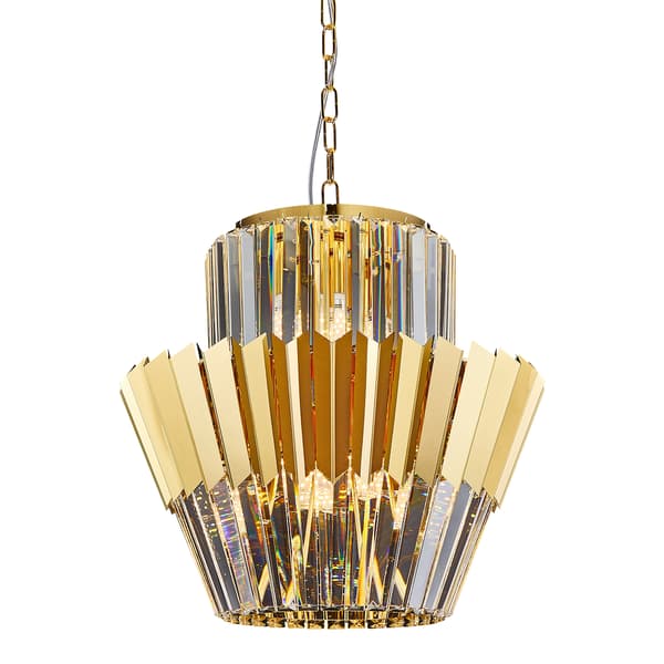 DONNA CHANDELIER 9 E14 GULD MILAGRO ML0413