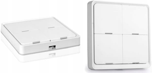 Fjernbetjeningsafbryder 12 scener 4 knapper ZigBee Tuya