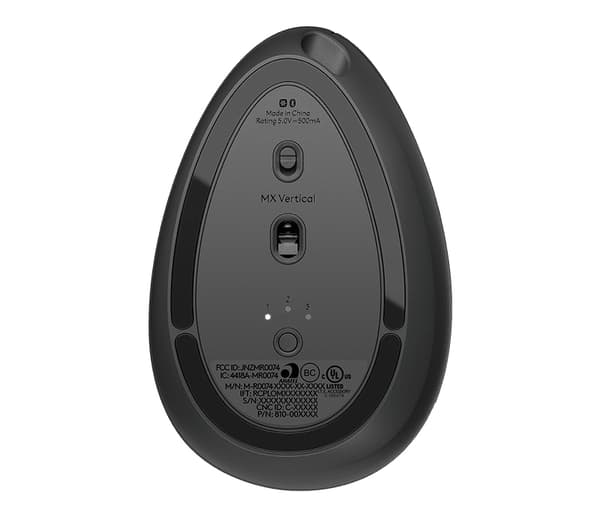 Logitech MX Vertical Advanced Ergo -langaton hiiri, grafiitti