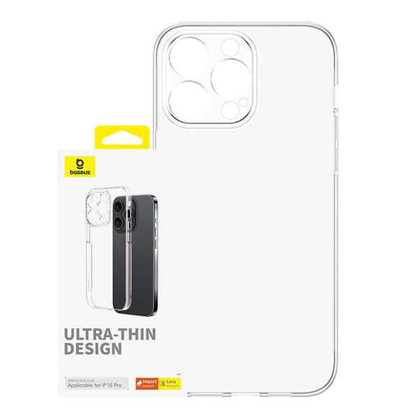Baseus OS-Lucent Series iPhone15 Pro etui (gennemsigtig)