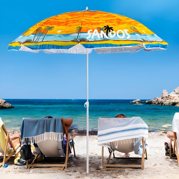 Haveparasol - strandmønster