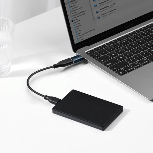 Baseus Ingenuity Series USB-C til USB-A 10Gb/s Adapter - Blå