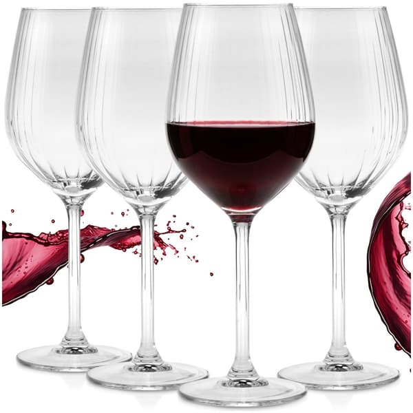 Vinglas av glas 490 ml 4 st