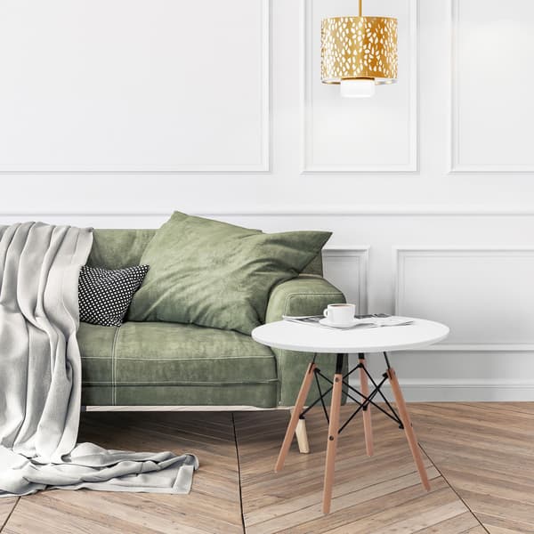 PARIS DTW runt bord 60 cm vitt