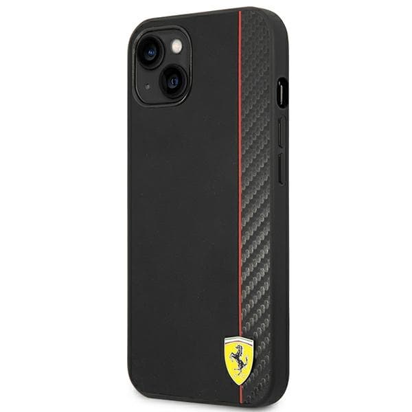 Ferrari FEHCP14MAXBK iPhone 14 Plus / 15Plus 6,7" sort/sort hårdt cover i kulfiber