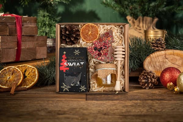 Gave til jul Nikolaus te chokolade boks