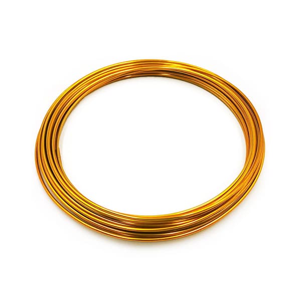 Blomstertråd - Ring - 2mmx10m - Guld
